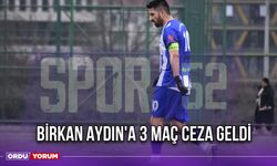 Birkan Aydın'a 3 Maç Ceza Geldi