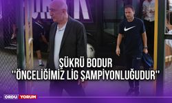 Şükrü Bodur ''Önceliğimiz Lig Şampiyonluğudur''