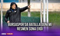 Bursaspor'da Batalla Dönemi Resmen Sona Erdi