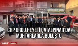 CHP Ordu Heyeti Çatalpınar’da Muhtarlarla Buluştu