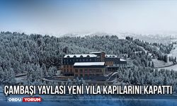 Çambaşı Yaylası Yeni Yıla Kapılarını Kapattı