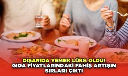 Dışarıda Yemek Lüks Oldu! Gıda Fiyatlarındaki Fahiş Artışın Sırları Çıktı