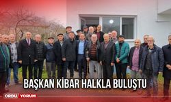 Başkan Kibar Halkla Buluştu