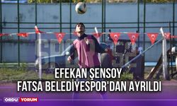 Efekan Şensoy, Fatsa Belediyespor'dan Ayrıldı