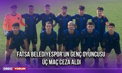 Fatsa Belediyespor'un Genç Oyuncusu Üç Maç Ceza Aldı