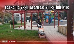 Fatsa’da Yeşil Alanlar İyileştiriliyor