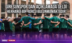 Giresunspor'dan Açıklamada Geldi ''Herhangi Bir Borcu Bulunmamaktadır''