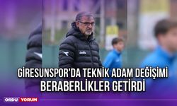 Giresunspor'da Teknik Adam Değişimi Beraberlikler Getirdi