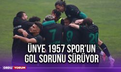 Ünye 1957 Spor'un Gol Sorunu Sürüyor