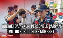 Gülyalı’da Askeri personele çarpan motor sürücüsüne müebbet