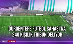 Gürgentepe Futbol Sahası'na 240 Kişilik Tribün Geliyor