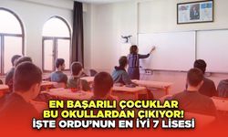 En Başarılı Çocuklar Bu Okullardan Çıkıyor! İşte Ordu’nun En İyi 7 Lisesi