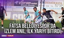 Fatsa Belediyespor'da İzlem Anıl İlk Yarıyı Bitirdi