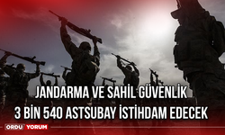 Jandarma ve sahil güvenlik 3 bin 540 astsubay istihdam edecek