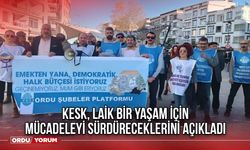 KESK, Laik Bir Yaşam İçin Mücadeleyi Sürdüreceklerini Açıkladı