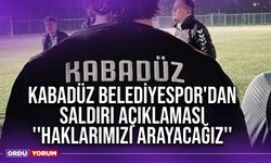 Kabadüz Belediyespor'dan Saldırı Açıklaması ''Haklarımızı Arayacağız''