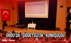 Ordu’da “Şiddetsizlik” Konuşuldu