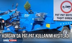 Korgan'da Pat Pat Kullanımı Kısıtladı