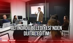 Altınordu Belediyesi’nden Dijital Eğitim