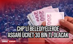 CHP’li Belediyelerde Asgari Ücret 30 Bin TL Olacak