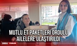 Mutlu Et Paketleri Ordulu Ailelere Ulaştırıldı