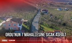 Ordu’nun 7 Mahallesine Sıcak Asfalt