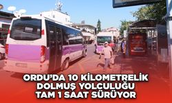 Ordu’da 10 Kilometrelik Dolmuş Yolculuğu Tam 1 Saat Sürüyor