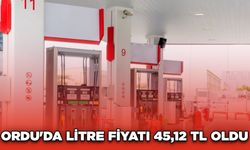 Ordu'da Litre Fiyatı 45,12 TL Oldu