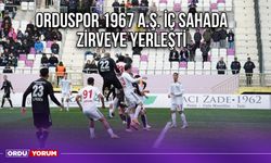 Orduspor 1967 A.Ş. İç Sahada Zirveye Yerleşti