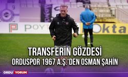 Transferin Gözdesi Orduspor 1967 A.Ş.'den Osman Şahin