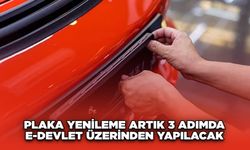 Plaka Yenileme Artık 3 Adımda e-Devlet Üzerinden Yapılacak