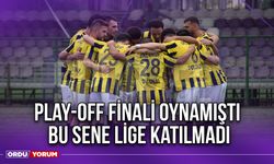 Play-Off Finali Oynamıştı, Bu Sene Lige Katılmadı