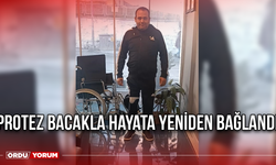 Protez Bacakla Hayata Yeniden Bağlandı