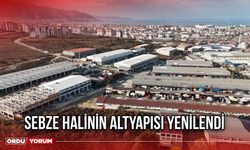 Sebze Halinin Altyapısı Yenilendi