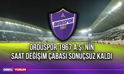 Orduspor 1967 A.Ş.'nin Saat Değişim Çabası Sonuçsuz Kaldı