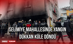 Selimiye Mahallesinde Yangın Dükkan Küle Döndü