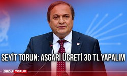 Seyit Torun: Asgari Ücreti 30 TL Yapalım