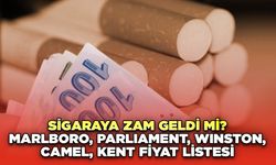 Sigaraya Zam Geldi Mi? Güncel sigara fiyatları Ne Kadar? Marlboro, Parlıament, Winston, Camel, Kent Fiyat Listesi