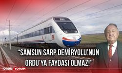 “Samsun Sarp Demiryolu’nun Ordu’ya Faydası Olmaz!”