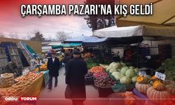 Çarşamba Pazarı’na Kış Geldi