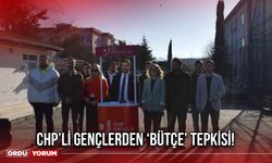 CHP’li Gençlerden ‘Bütçe’ Tepkisi!