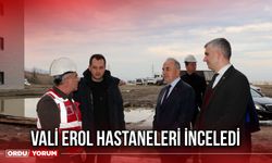 Vali Erol Hastaneleri İnceledi