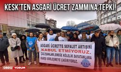 KESK’ten Asgari Ücret Zammına Tepki!