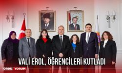 Vali Erol, Öğrencileri Kutladı