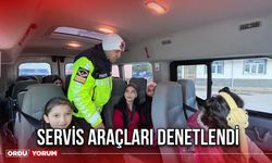 Servis Araçları Denetlendi