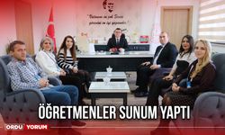 Öğretmenler Sunum Yaptı