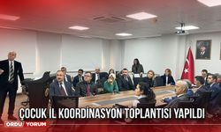 Çocuk İl Koordinasyon Toplantısı Yapıldı