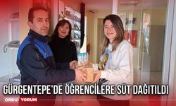 Gürgentepe’de Öğrencilere Süt Dağıtıldı