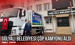 Gülyalı Belediyesi Çöp Kamyonu Aldı