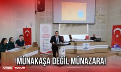 Münakaşa Değil Münazara!